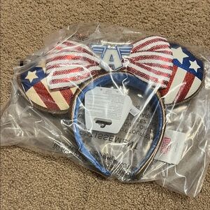 Disney Captain America Mouse Ears Headband